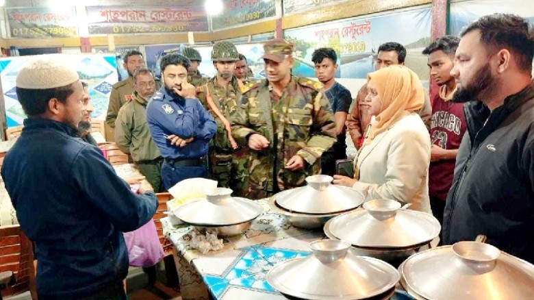 সিলেটের জৈন্তাপুরে পাখি বিক্রি বিরুদ্ধে যৌথ অভিযান, জরিমানা আদায়