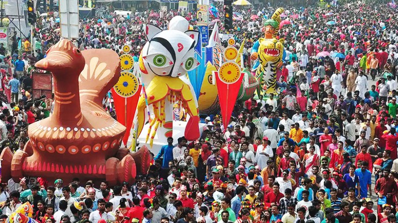 মঙ্গল শোভাযাত্রার নাম বদলে ‘বর্ষবরণ আনন্দ শোভাযাত্রা’