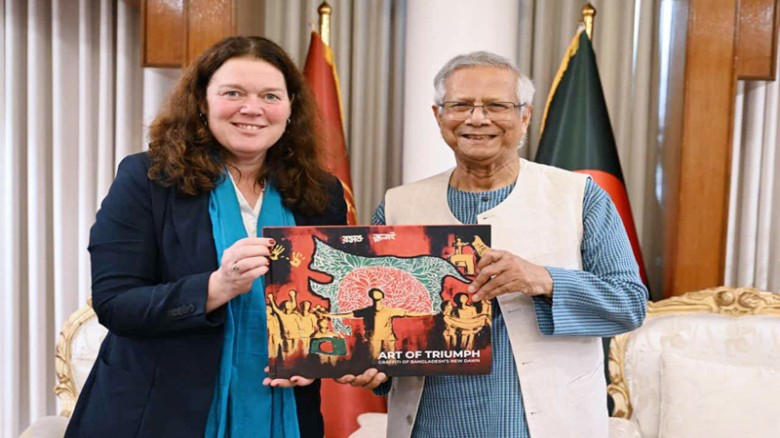 ডাচ মন্ত্রী প্রধান উপদেষ্টা ড. মুহাম্মদ ইউনূসের সাথে সাক্ষাৎ করেছেন