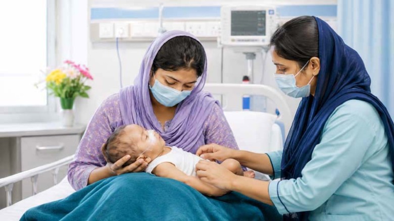 দেশে আরও ৫ শিশুর মৃত্যু, হামে ও উপসর্গে প্রাণহানি বেড়ে ৮২৫