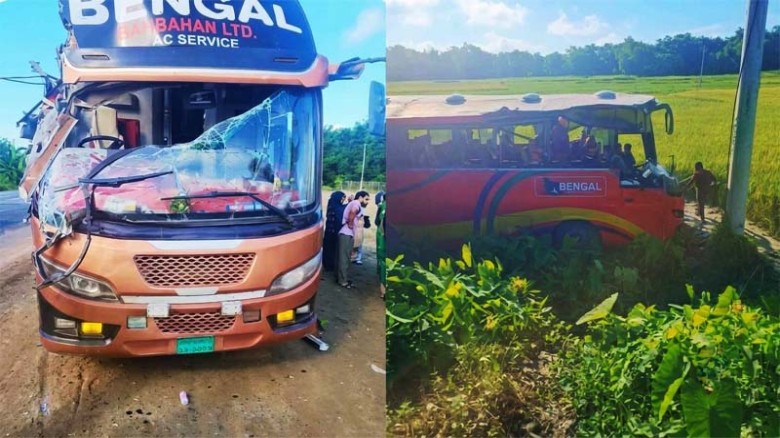 সিলেটের ওসমানীনগরের বাস দুর্ঘটনার শোক কাটেনি, তদন্ত চলমান