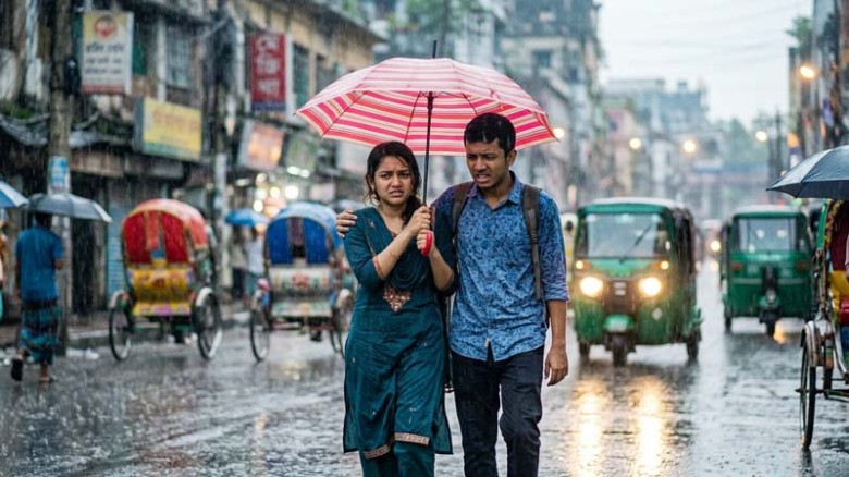 আগামী ৫ দিন বৃষ্টি-বজ্রবৃষ্টির আভাস, কোথাও কোথাও হতে পারে ভারী বর্ষণ